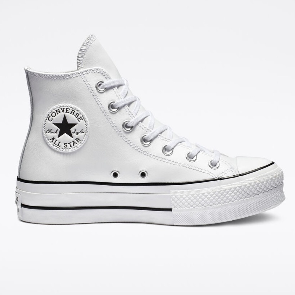 Platform Leather Converse